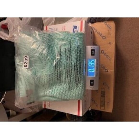 QUINN WOMEN'S‎ SM Aqua Open-Knit Sweater With Asymmetrical Hem Long Sleeve Small - Picture 11 of 12